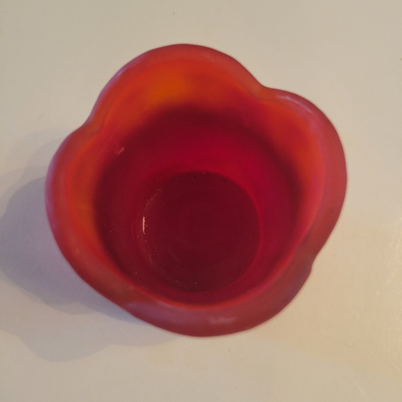 RED LEAD TULIP VOTIVE - Picture 2 of 6